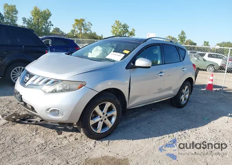 2010 Nissan Murano Sl z USA, uszkodzony, nr VIN JN8AZ1MW5AW128980